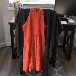 Moss IMO peach dress